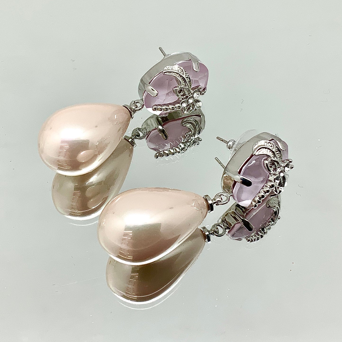 Pearl Crystal Earrings