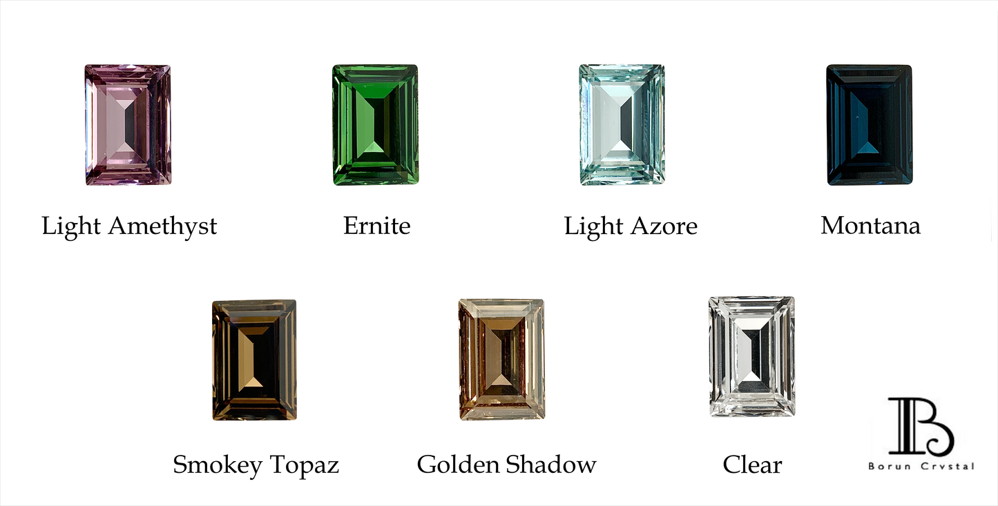 Step Cut Premium Crystal Set