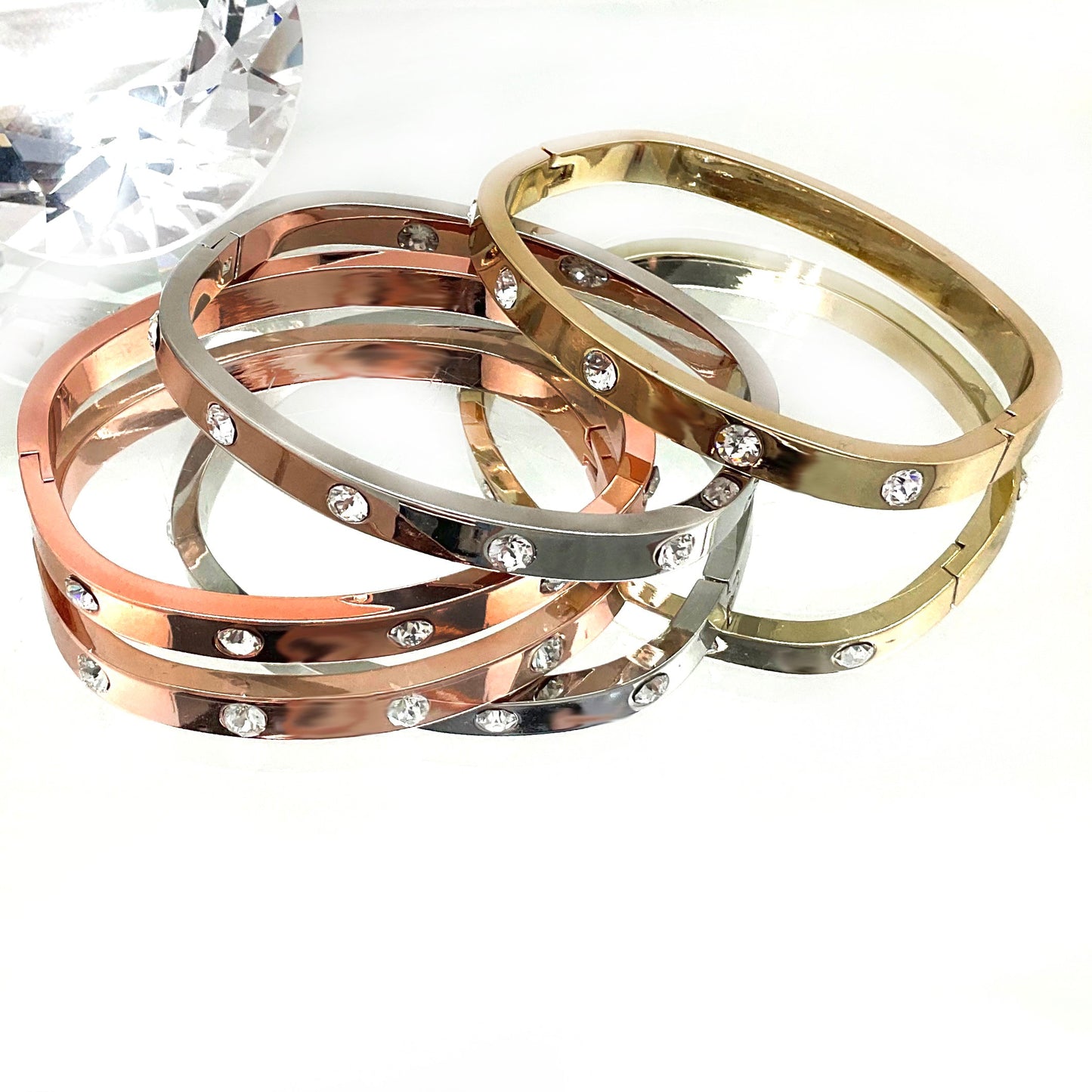 Premium Crystal 7mm Width Bangle