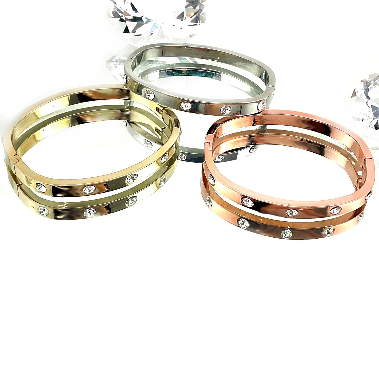Premium Crystal 7mm Width Bangle
