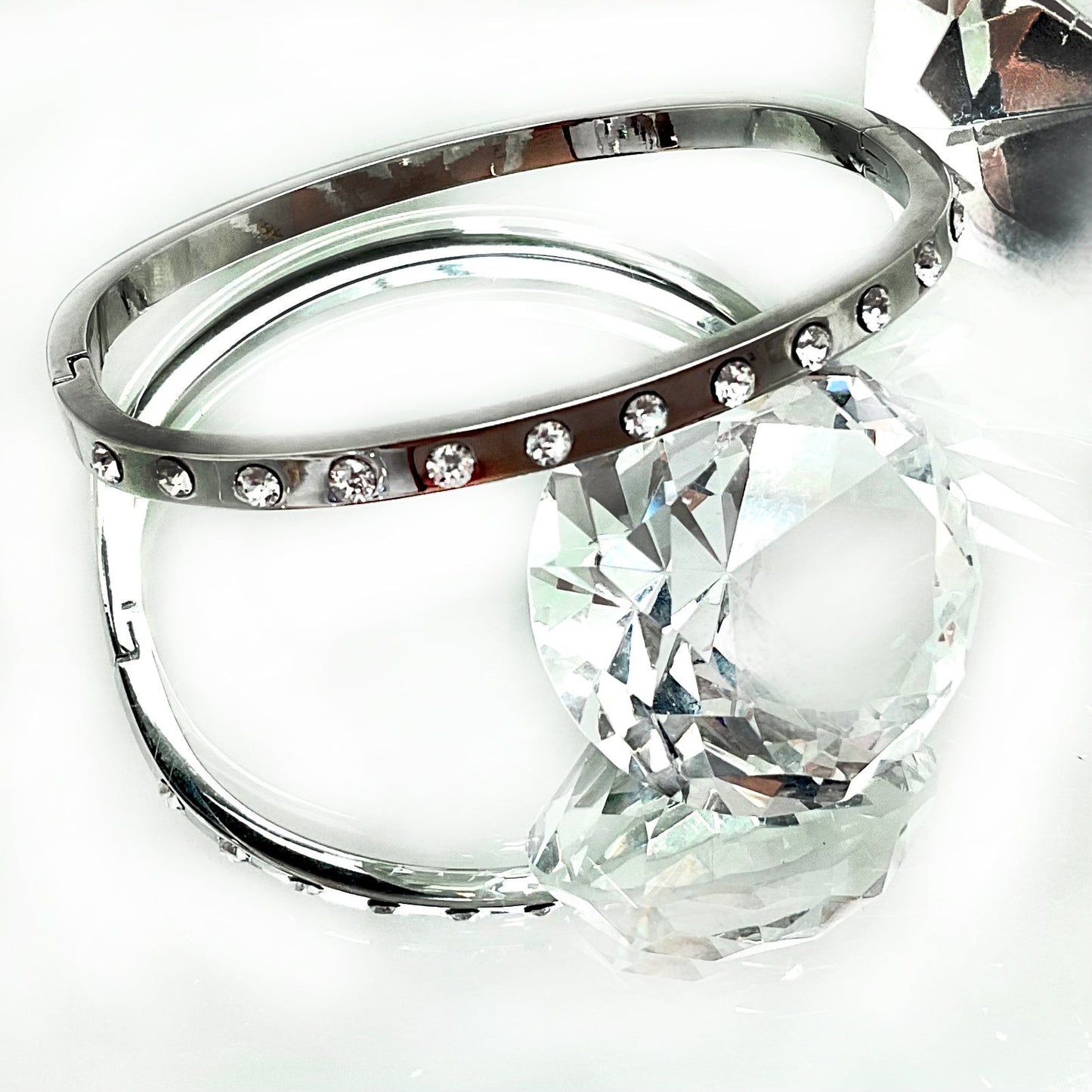 Premium Crystal 4mm Width Bangle