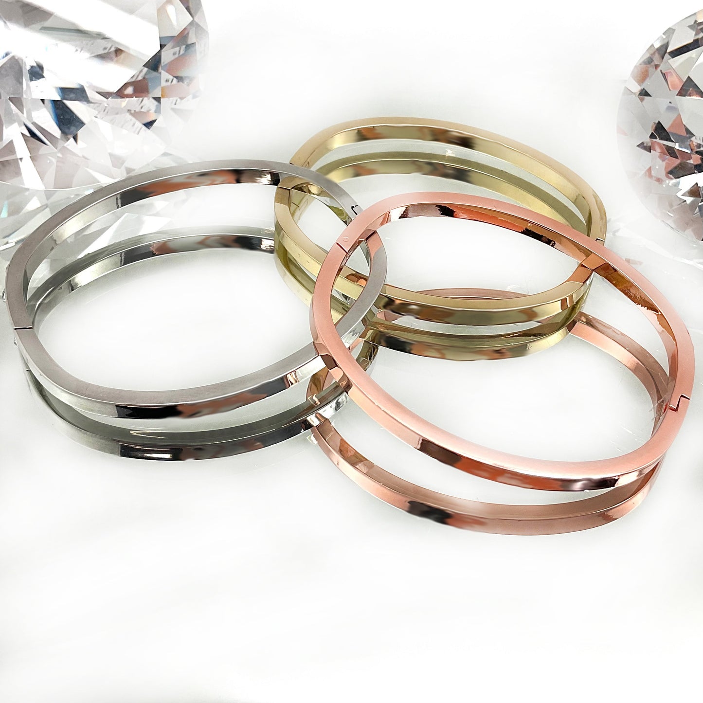 Premium Crystal 4mm Width Bangle