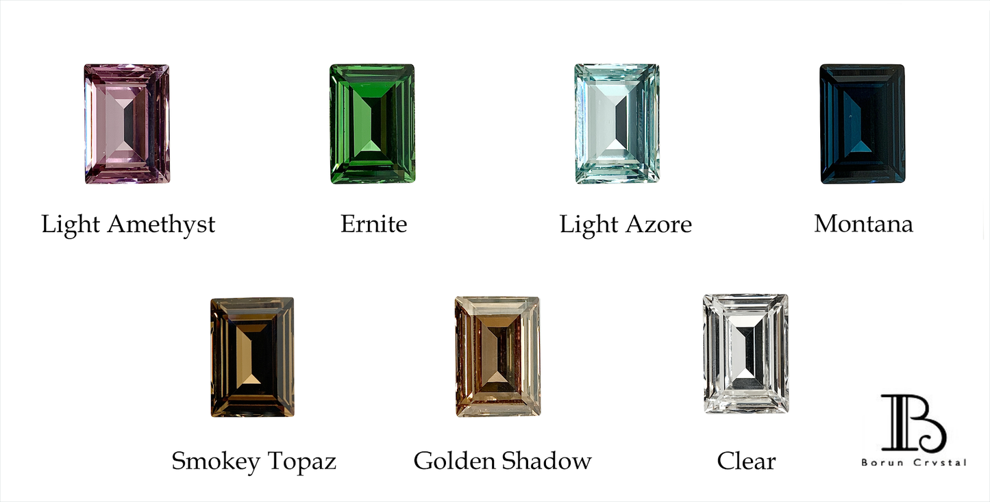Step Cut Premium Crystal Set