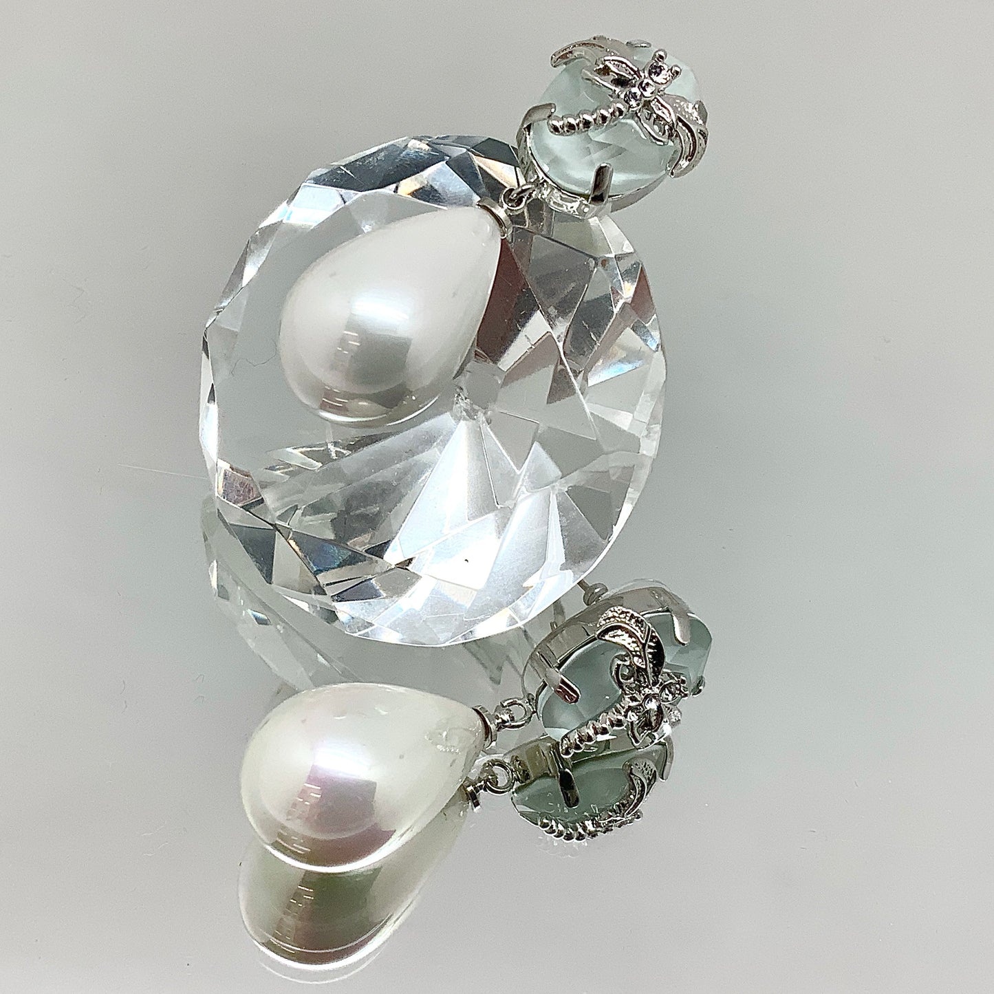 Pearl Crystal Earrings