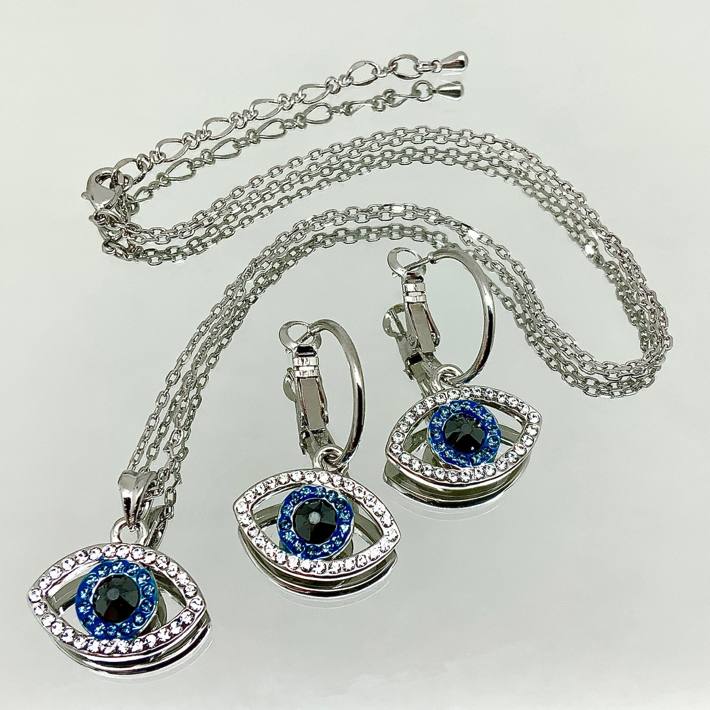 Premium Crystal Evil Eye Set