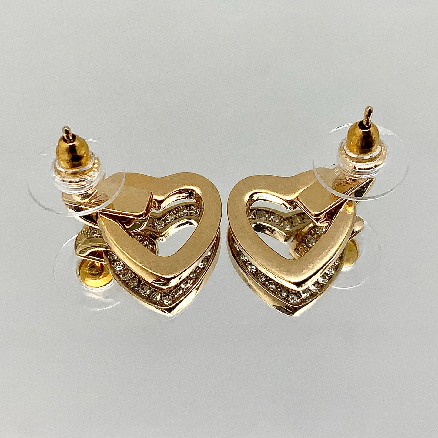 Floating Heart Crystal Set