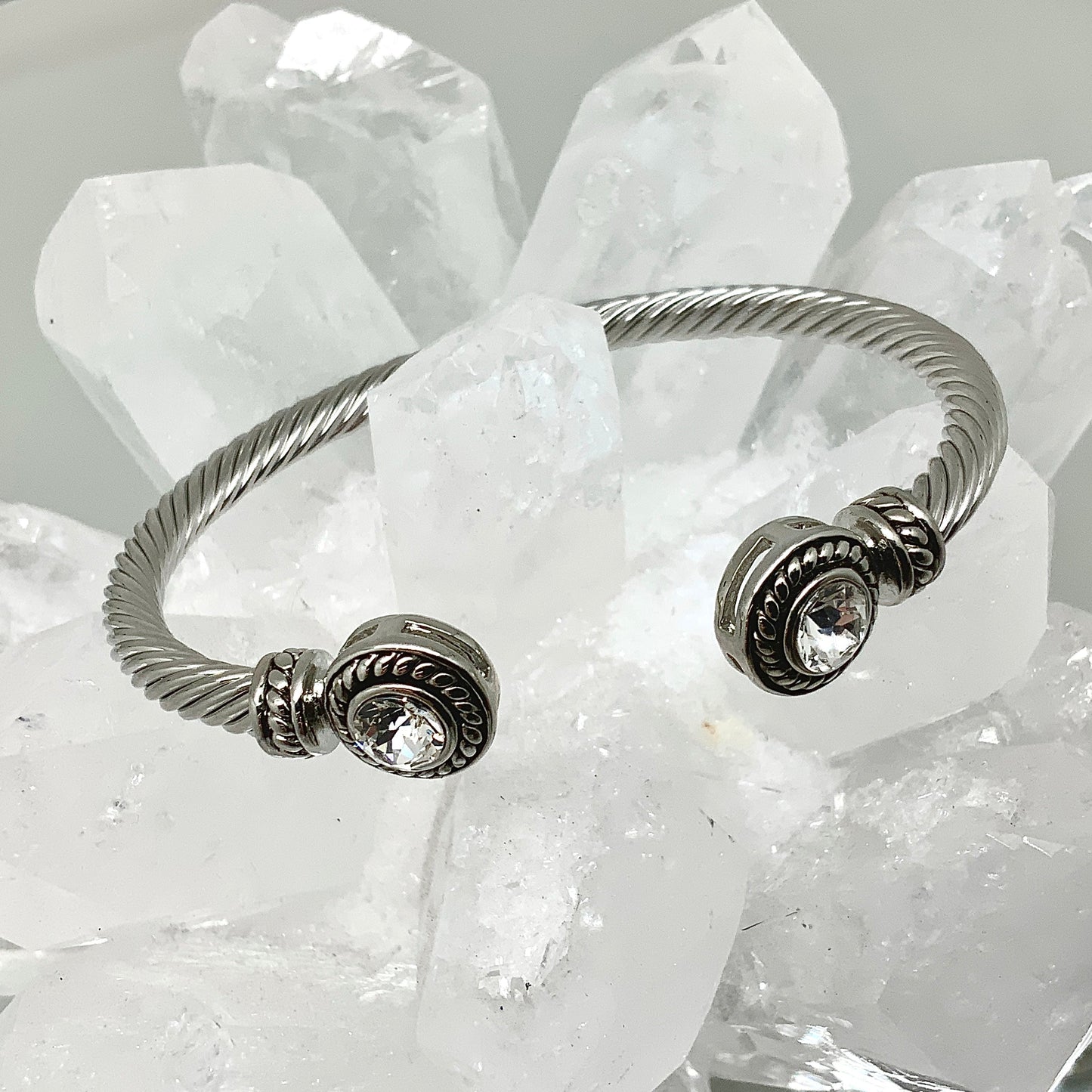 Premium Crystal Cuff Bangle 3