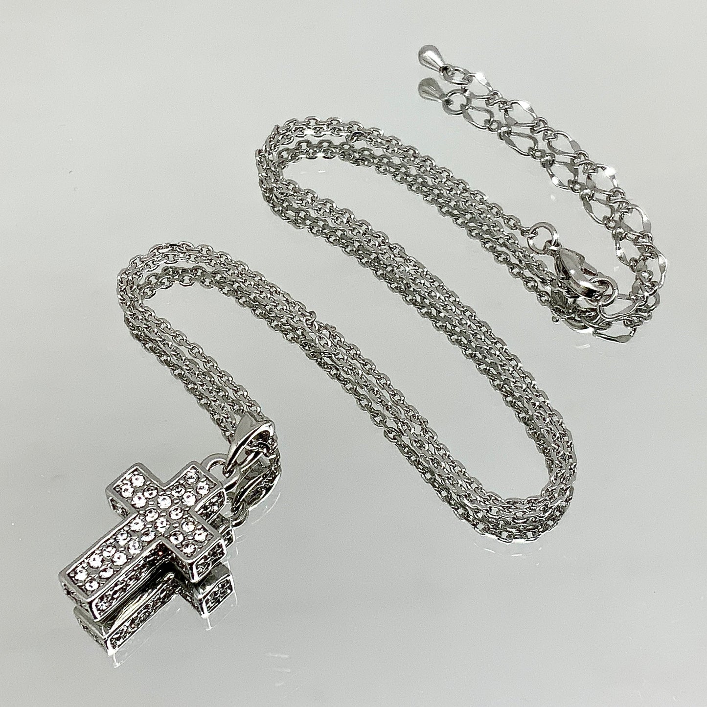 Crystal Cross Necklace