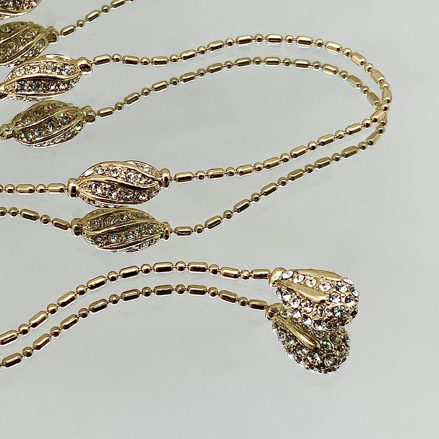 Premium Crystal Long Chain Set