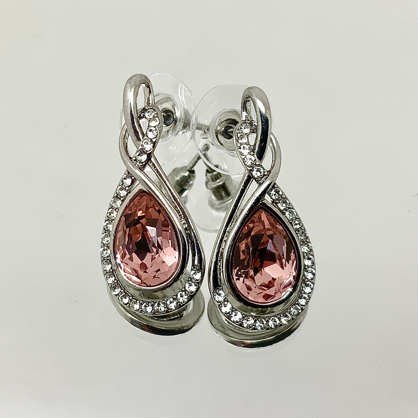 Premium Crystal Twisted Tear Set