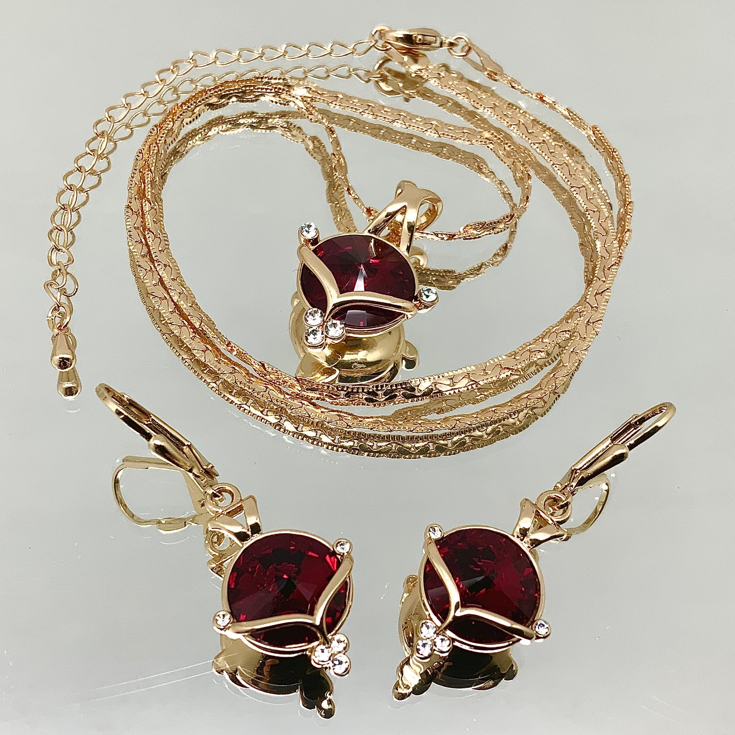 Premium Crystal Rivoli Cut Princess Set