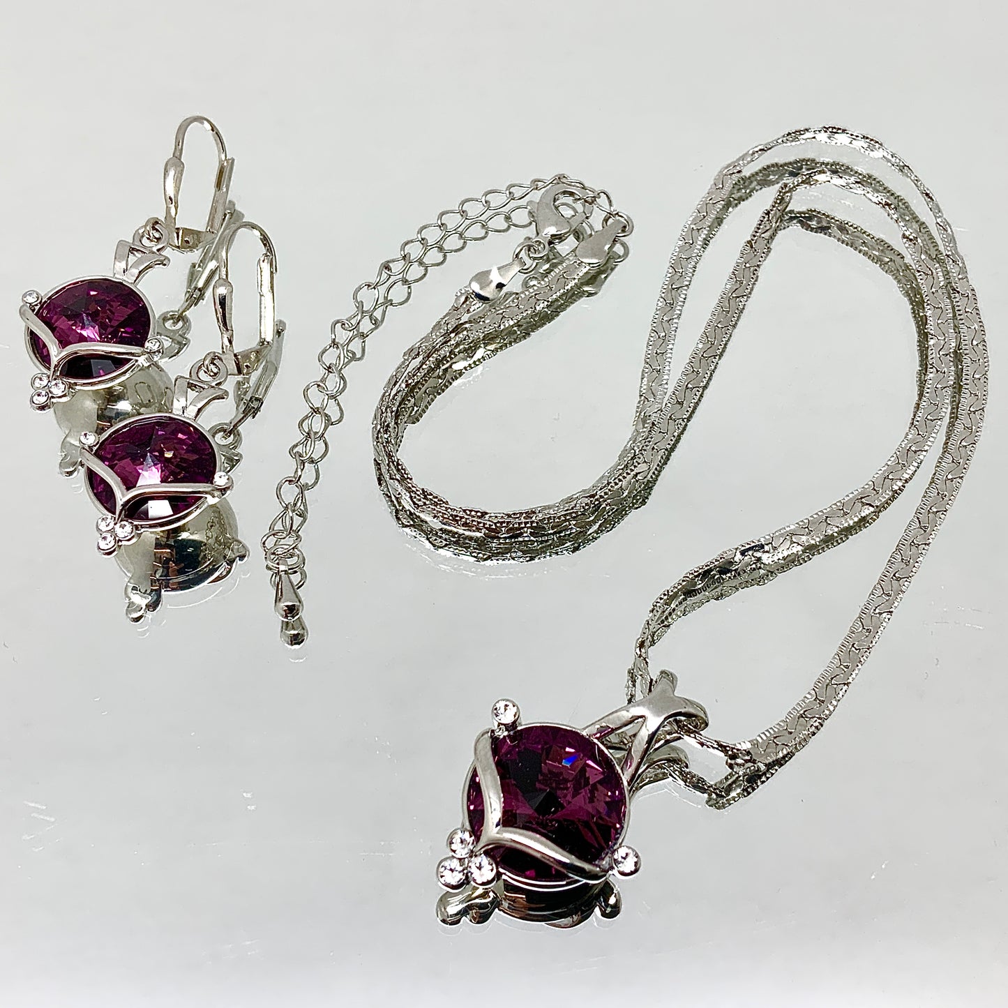 Premium Crystal Rivoli Cut Princess Set