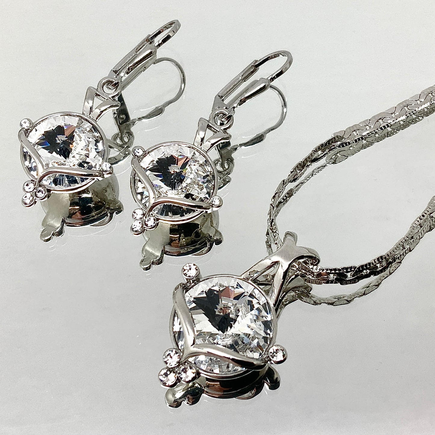 Premium Crystal Rivoli Cut Princess Set