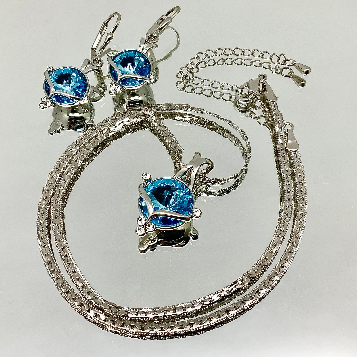 Premium Crystal Rivoli Cut Princess Set