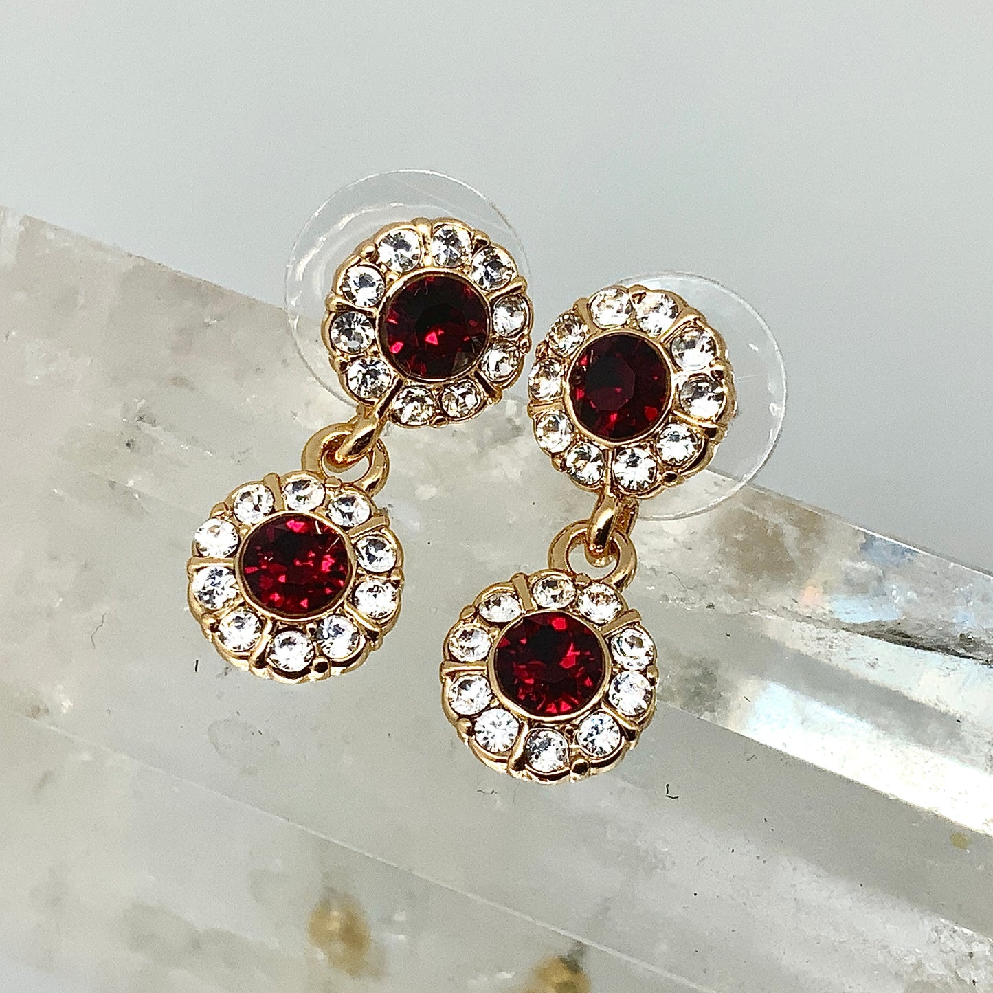 Premium Crystal Round Evening Set