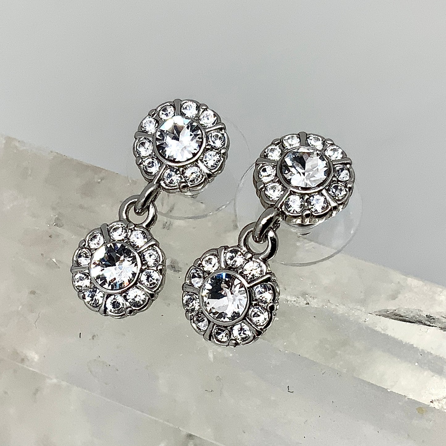 Premium Crystal Round Evening Set