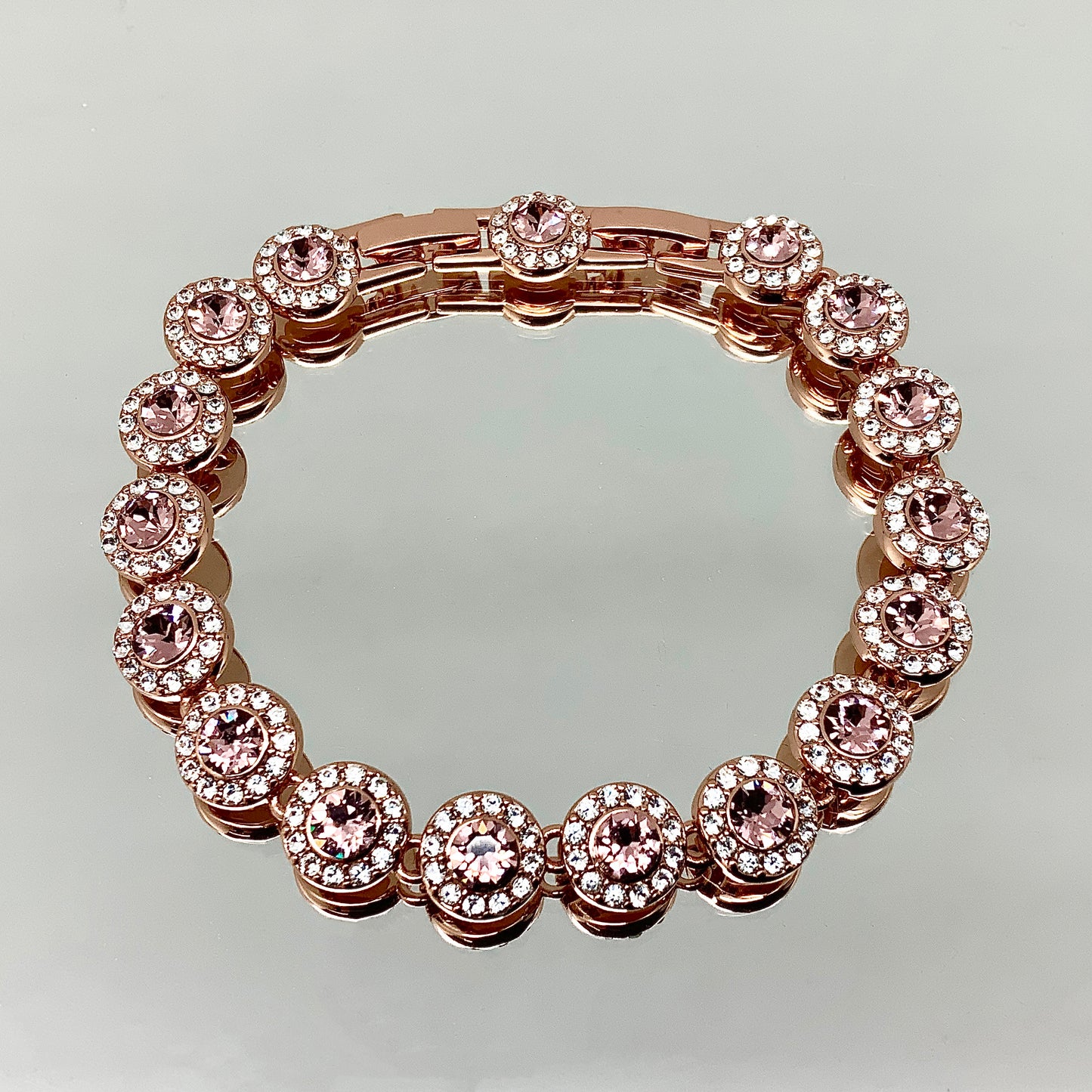 Premium Crystal Round Evening Set
