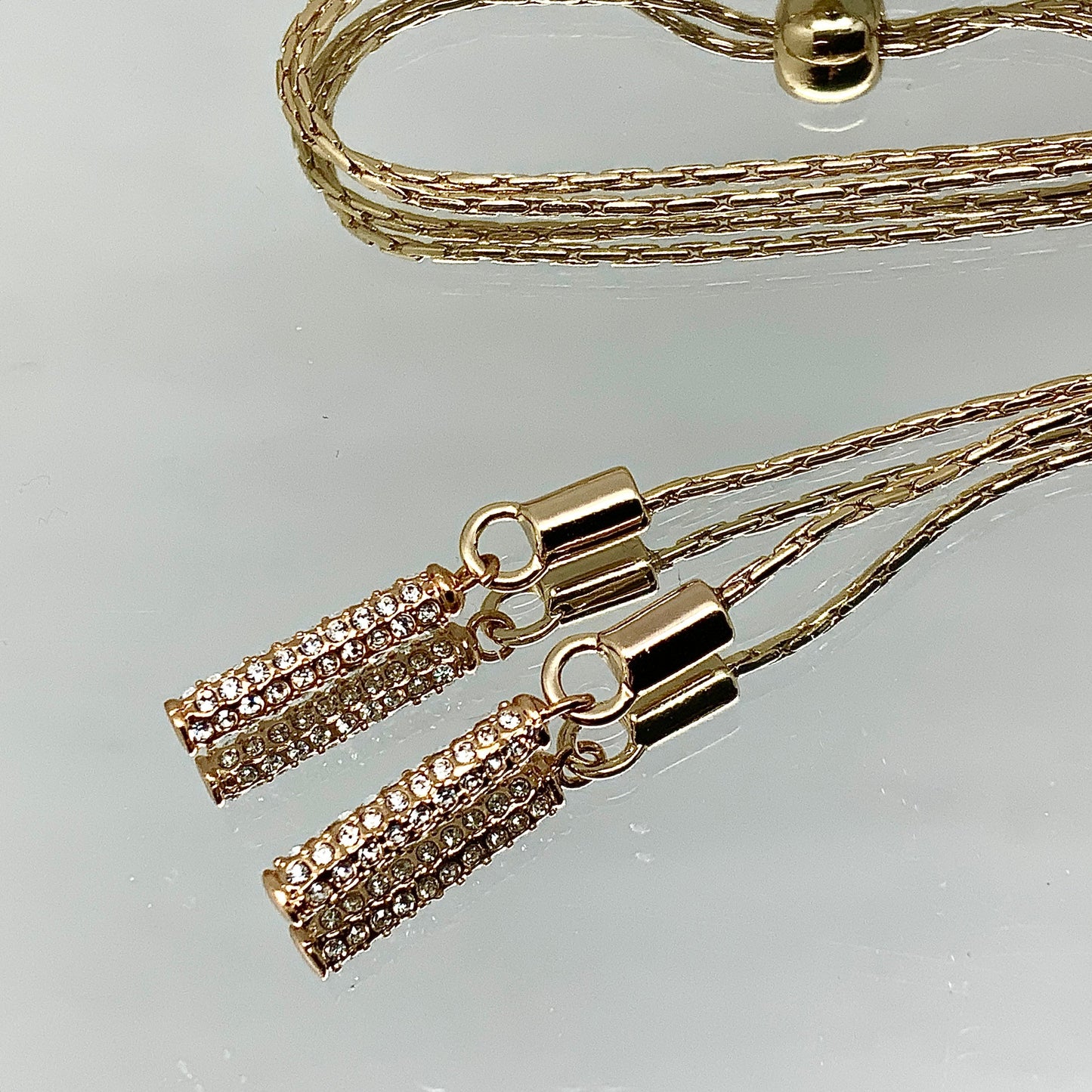 Premium Crystal Lariat Closure Necklace