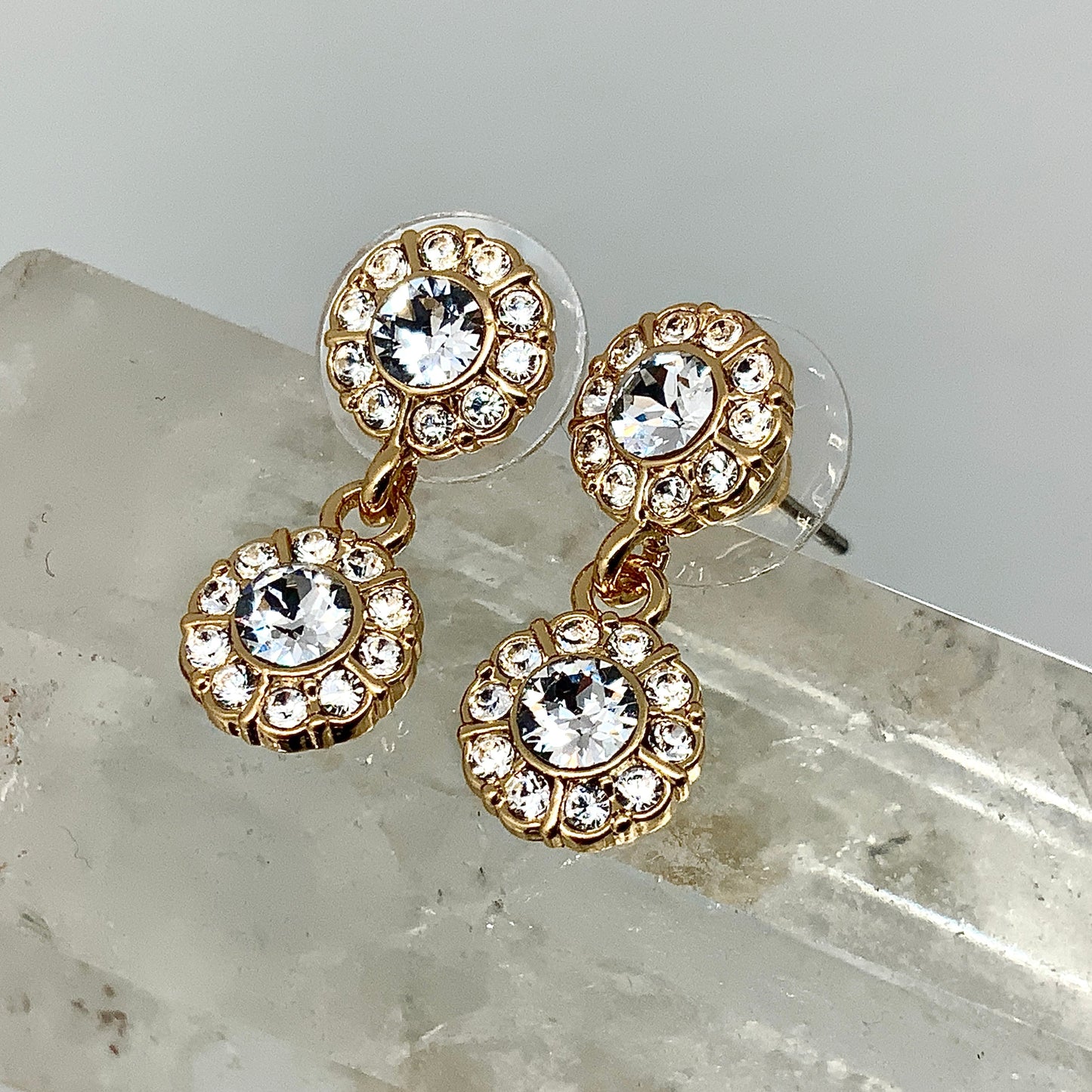 Premium Crystal Round Evening Set