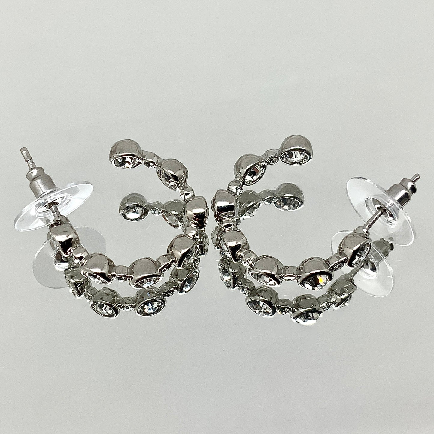 Bubble Crystal Cluster Earrings
