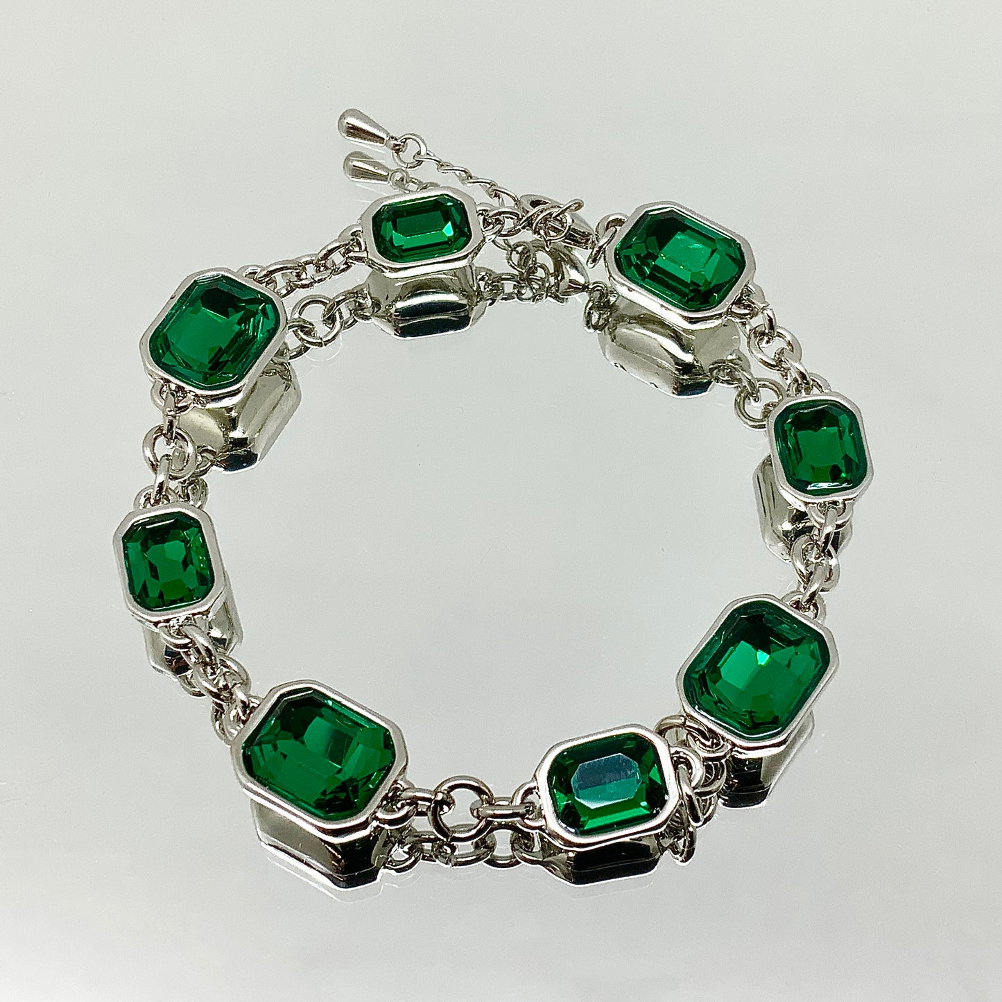 Emerald Cut Premium Crystal Set