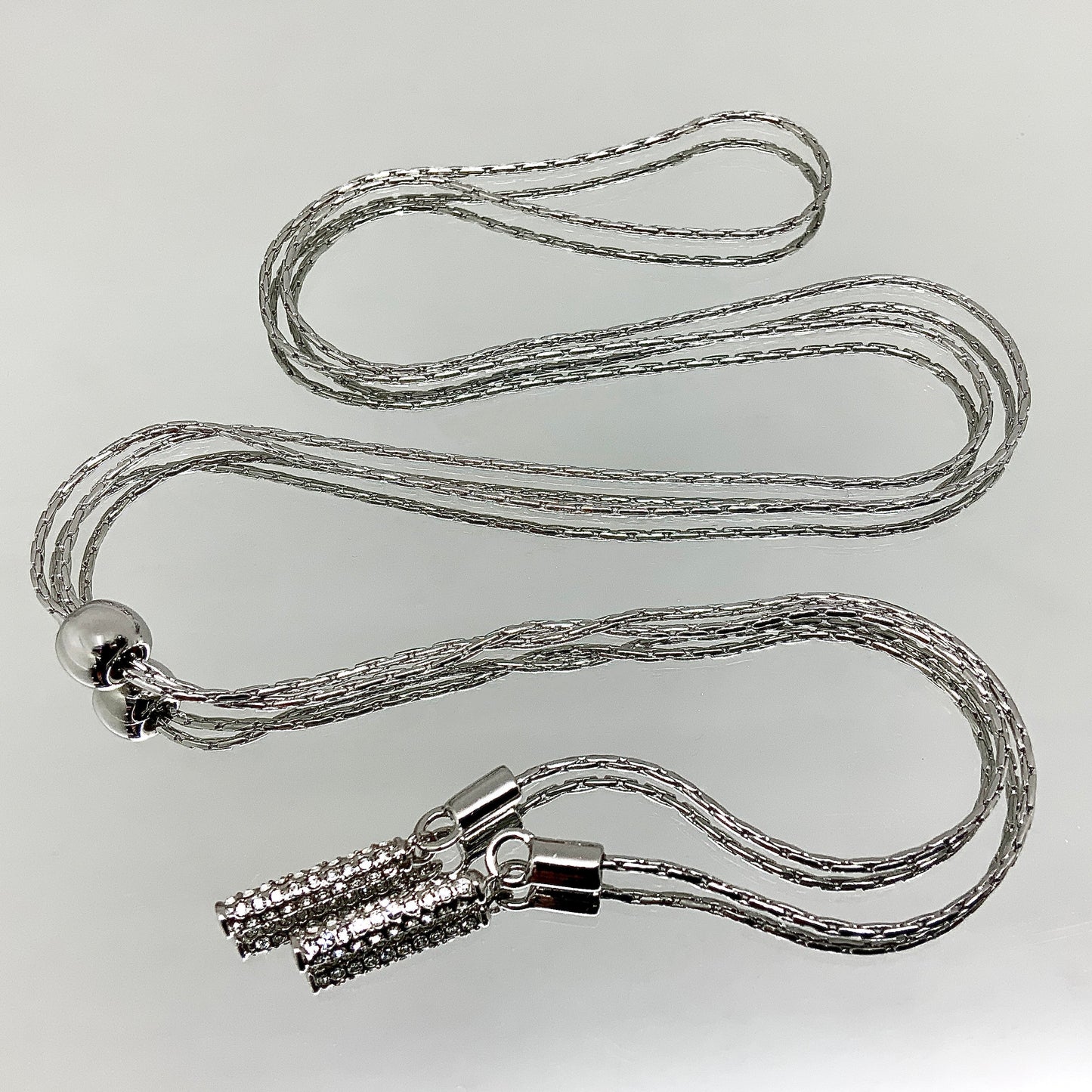 Premium Crystal Lariat Closure Necklace