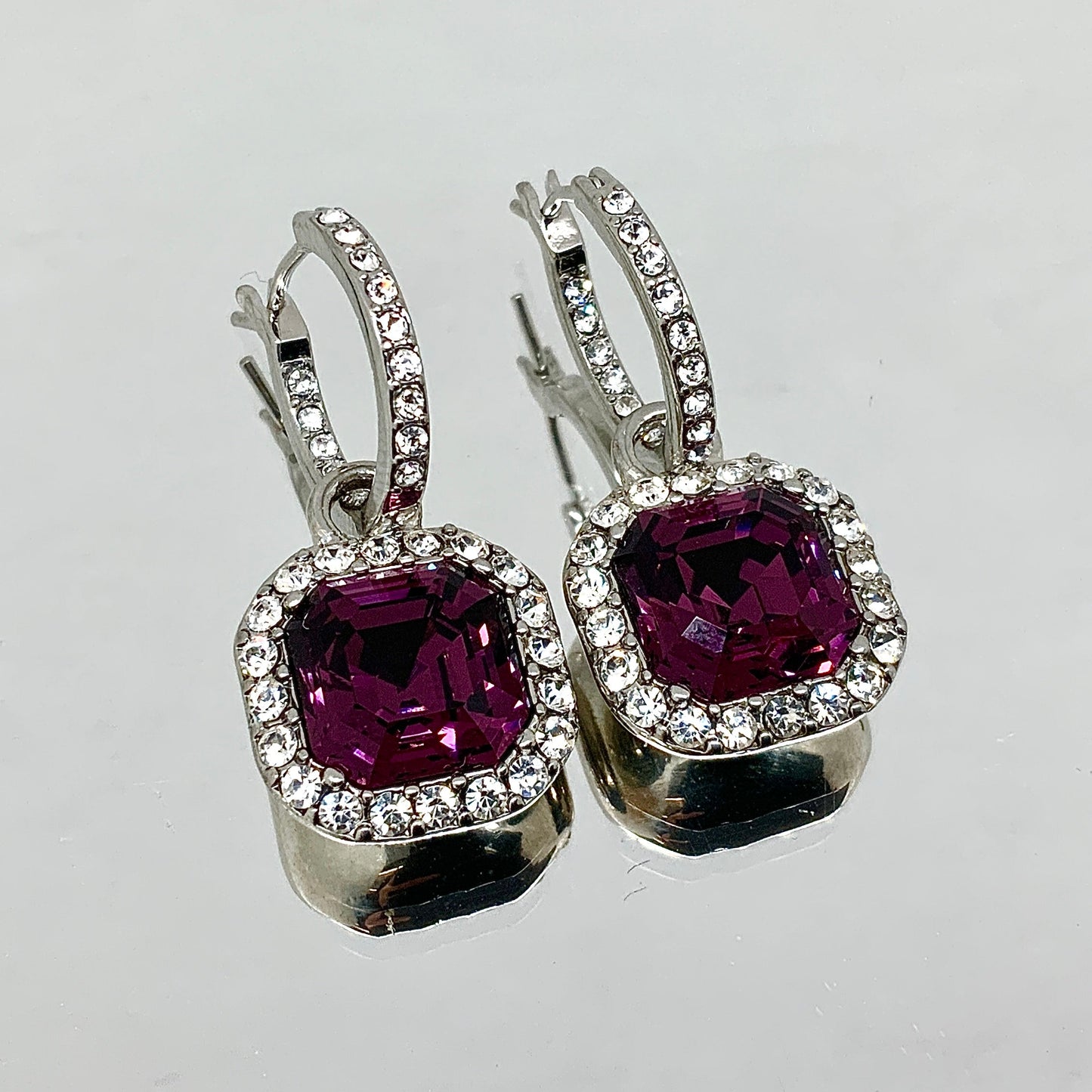 Premium Crystal Asscher Cut Earrings