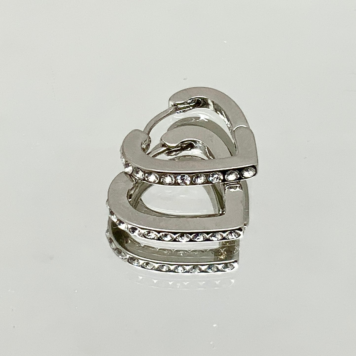 V-Shape Crystal Earrings