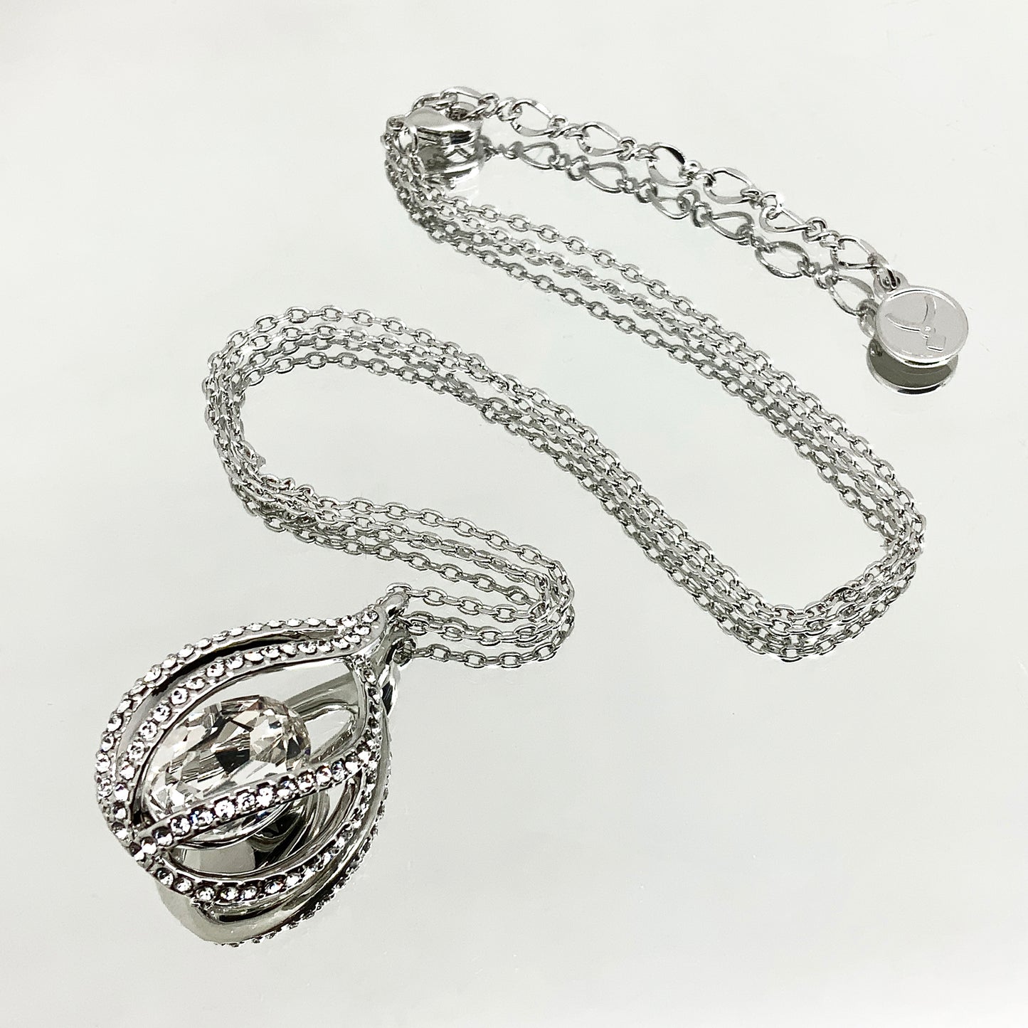 Teardrop Shape Oval Crystal Set