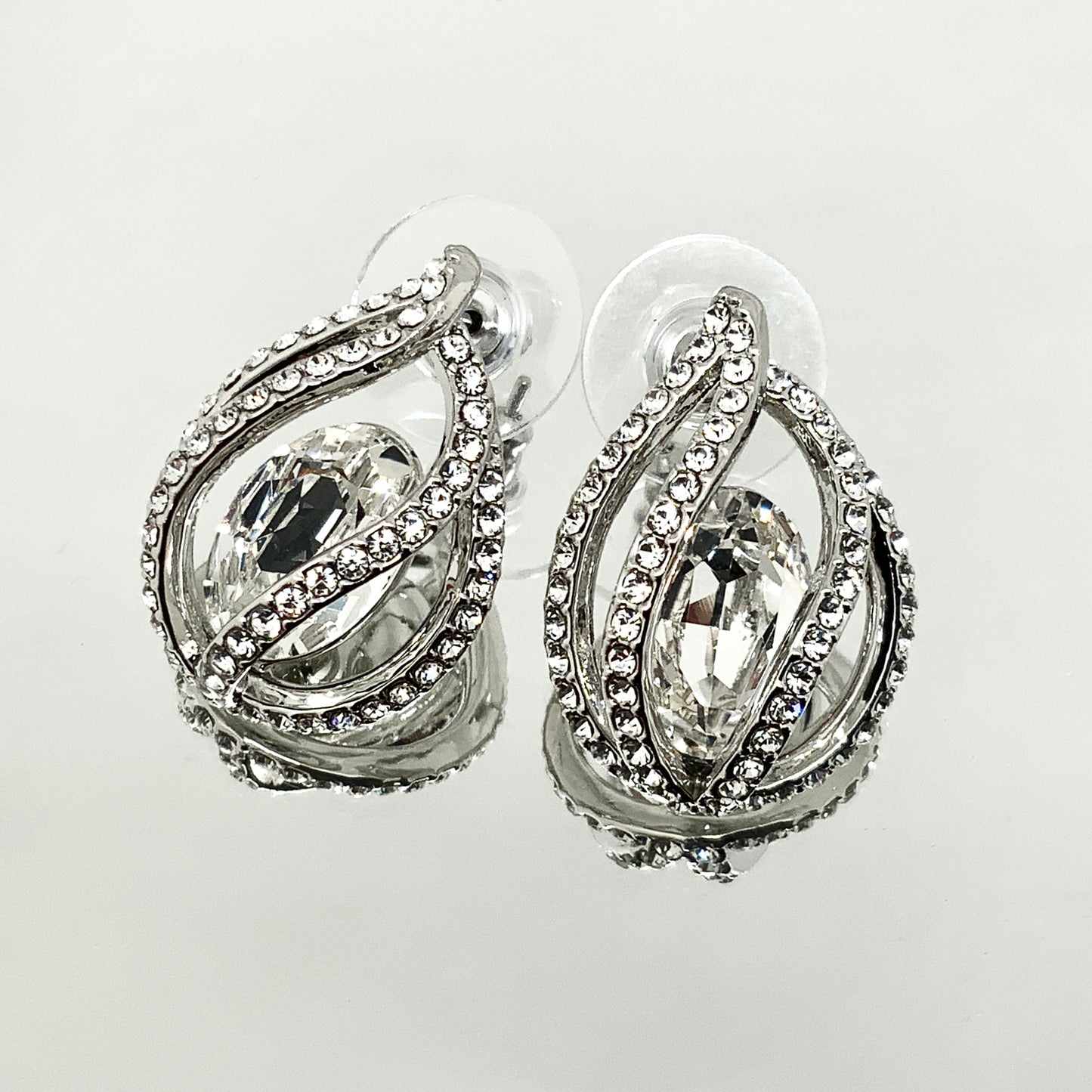 Teardrop Shape Oval Crystal Set