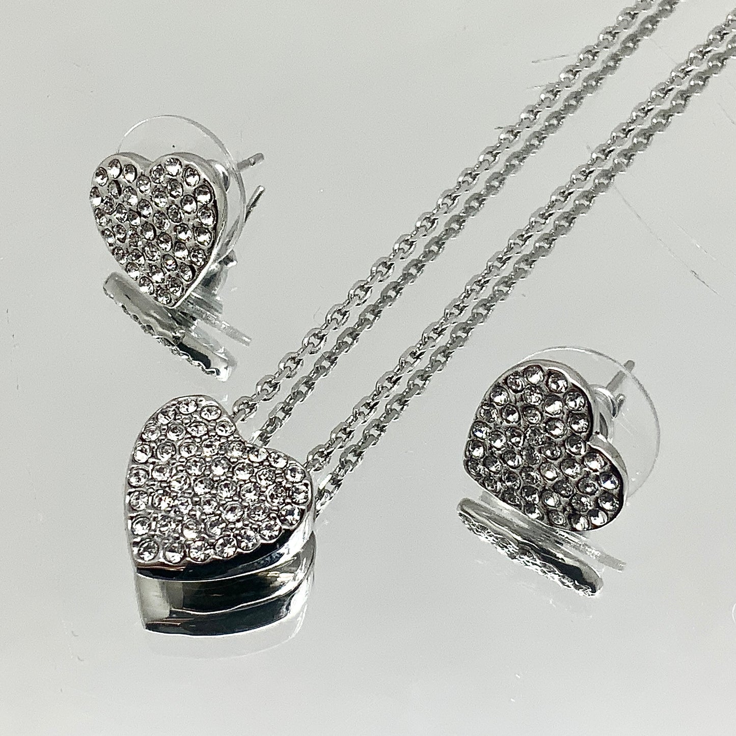 Premium Crystal Heart Set