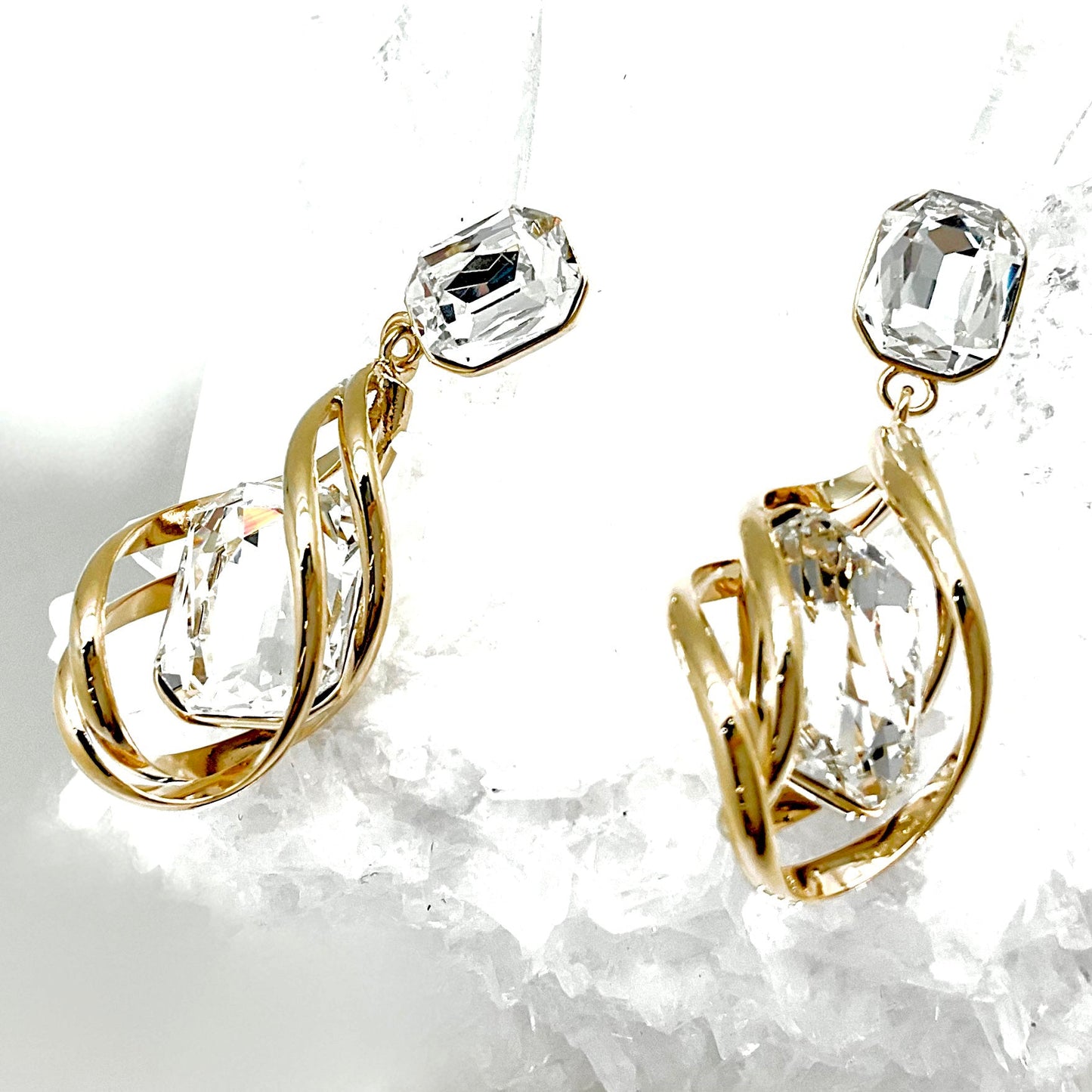 Emerald Cut Premium Crystal Set