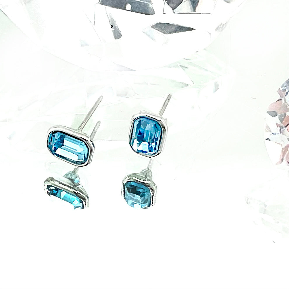 Small Emerald Cut Set