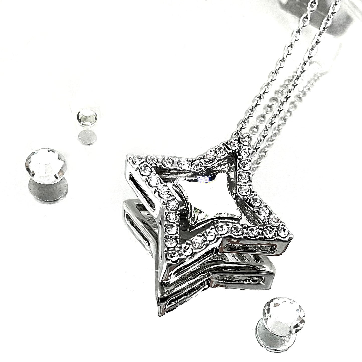 Four Pointed Star Single Crystal Set